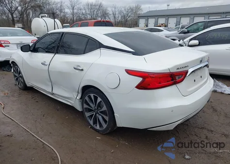 2016 Nissan Maxima 3.5 Platinum/3.5 S/3.5 Sl/3.5 Sr/3.5 Sv z USA, uszkodzony, nr VIN 1N4AA6AP9GC400914